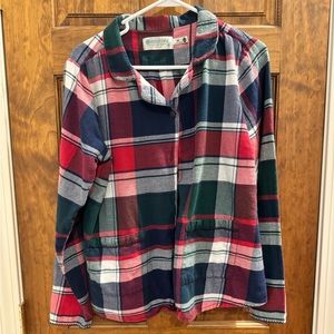 Aventura Plaid Sleep Shirt Large